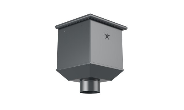 Vandens rinktuvas, 100mm ALIUMINIS 0.8mm (230/230/40/60) Vandens rinktuvas, 100mm ALIUMINIS 0.8mm (230/230/40/60)
