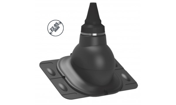Antenos laikikliui kaminėlis universalus su EPDM guma 22-85mm
