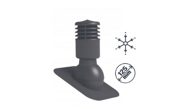 Ventiliacinis kaminėlis bituminiai šlaitinio stogo dangai 125mm (šiltintas)