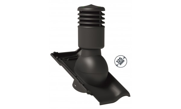 Ventiliacinis kaminėlis keramikinei čerpei 125mm 