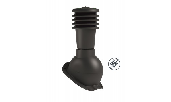 Ventiliacinis kaminėlis profiliuotos skardos stogo dangai 125mm