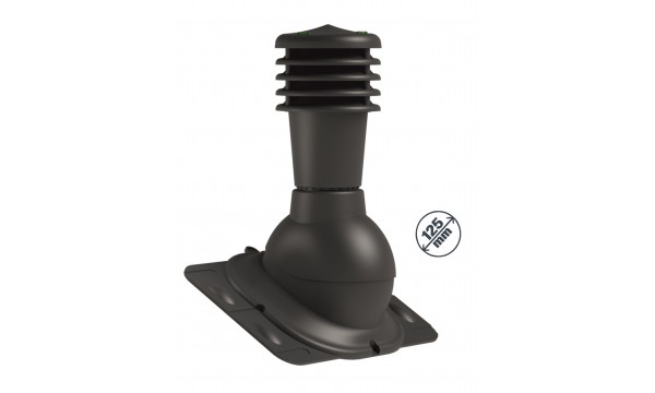 Ventiliacinis kaminėlis universalus su EPDM guma 125mm