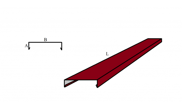 Parapetas iš aliuminio 1000mm 