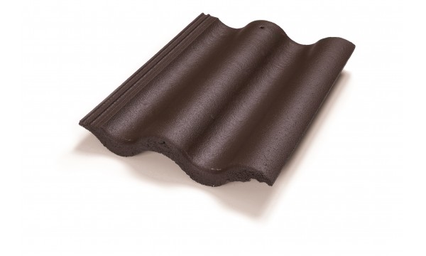 Betoninė čerpė MODOBAS ruda (matinė) 