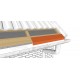 Laštakis 1000mm (120/75/10mm aliuminis)