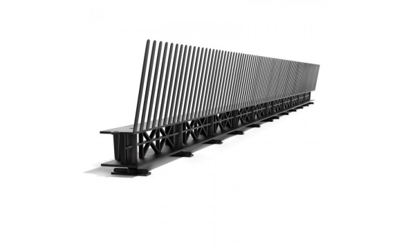 Paukščių užtvara su ventiliacija 1m/55mm PVC Paukščių užtvara su ventiliacija 1m/55mm PVC