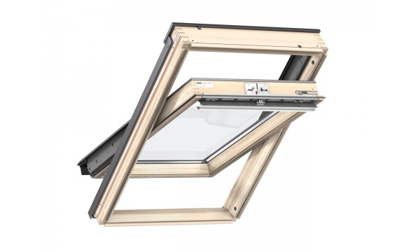 Stoglangis VELUX GZL1051 (55x98) rankena viršuje, stiklo plotas 0,29m2 Stoglangis VELUX GZL1051 (55x98) rankena viršuje, stiklo plotas 0,29m2
